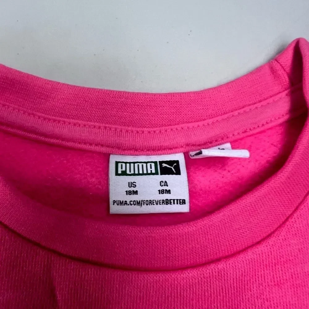 Puma Neon Pink Girl  2 piece set - Picture 4 of 5